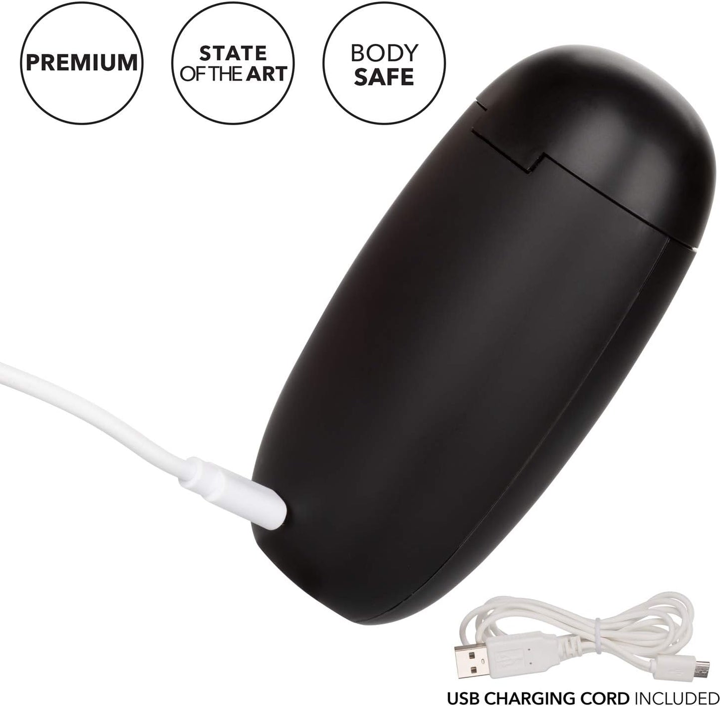 Calexotics MyPod Massager Vibrator with UV Sanitizing Light Black