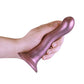 Shots Toys | OUCH! Ultra Soft Curvy G-Spot Dildo - 7" / 17 cm - Rose Gold