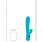 Shots Toys | VIVE Fiore Triple Motor G-Spot Air Wave Vibrating Tapping Flared Clit Stimulator Blue