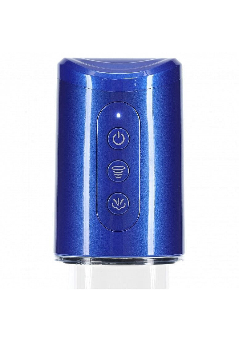 Shots Toys | PUMPED Hyperpump Automatic Pump - Metallic Blue Auto Penis Pump