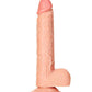 Shots Toys | REALROCK - 11" / 28cm Cock with Balls Regular Straight Dildo - Flesh