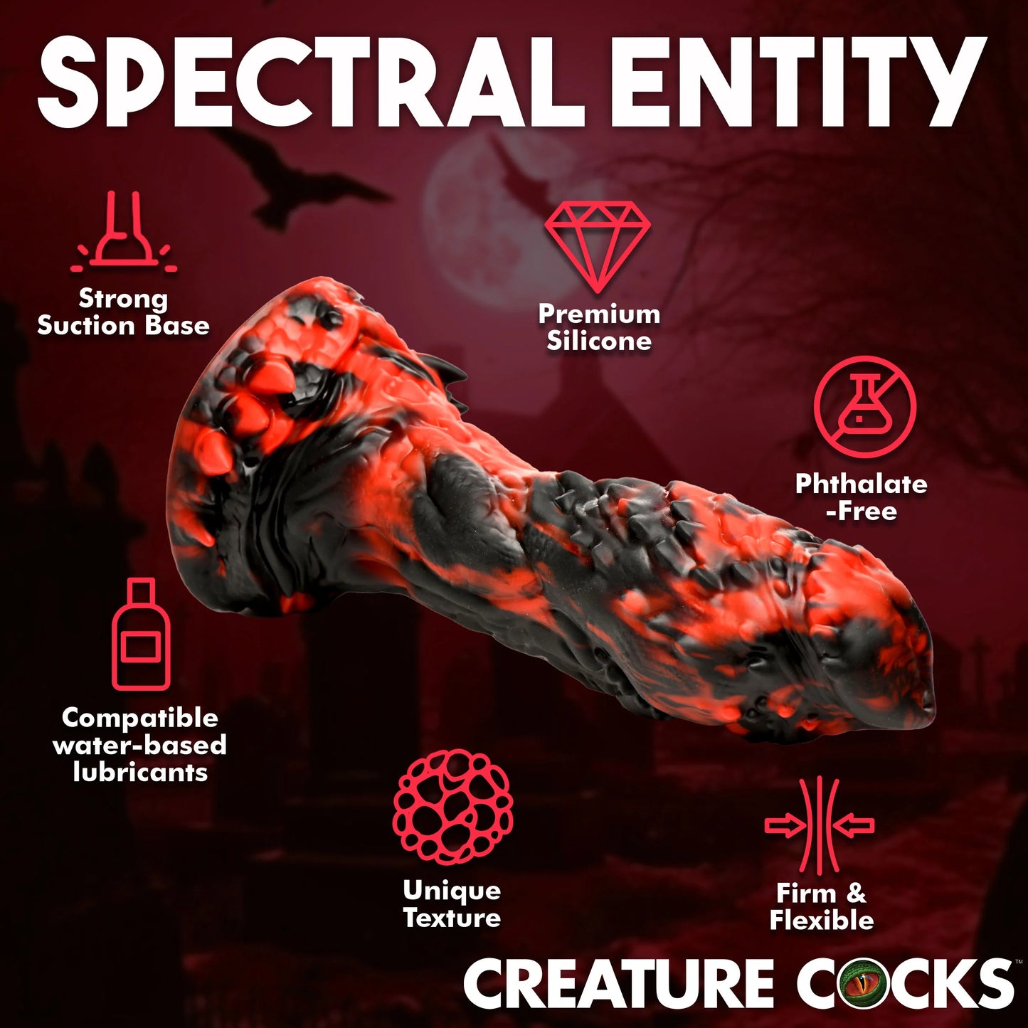 Creature Cocks Grim Reaper Silicone Dildo