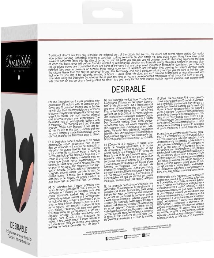 Irresistible Desirable G-Spot Vibrator Black