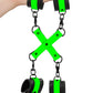 Shots Toys | OUCH! Hand & Ankle Cuffs with Hogtie - Glow in the Dark
