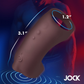 Curve Toys | JOCK Vibrating Silicone Penis Sleeve w Remote Control - Dark