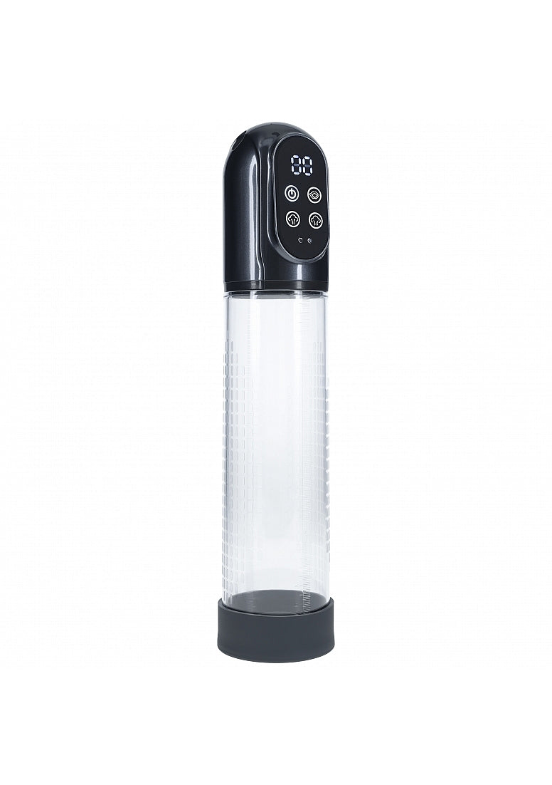 Shots Toys | PUMPED Engage Automatic Penis Pump - Gun Metal Auto Penis Pump