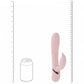 Shots Toys | VIVE Pallina Triple Motor G-Spot Vibrating Tapping Beads Clit Stimulator Pink