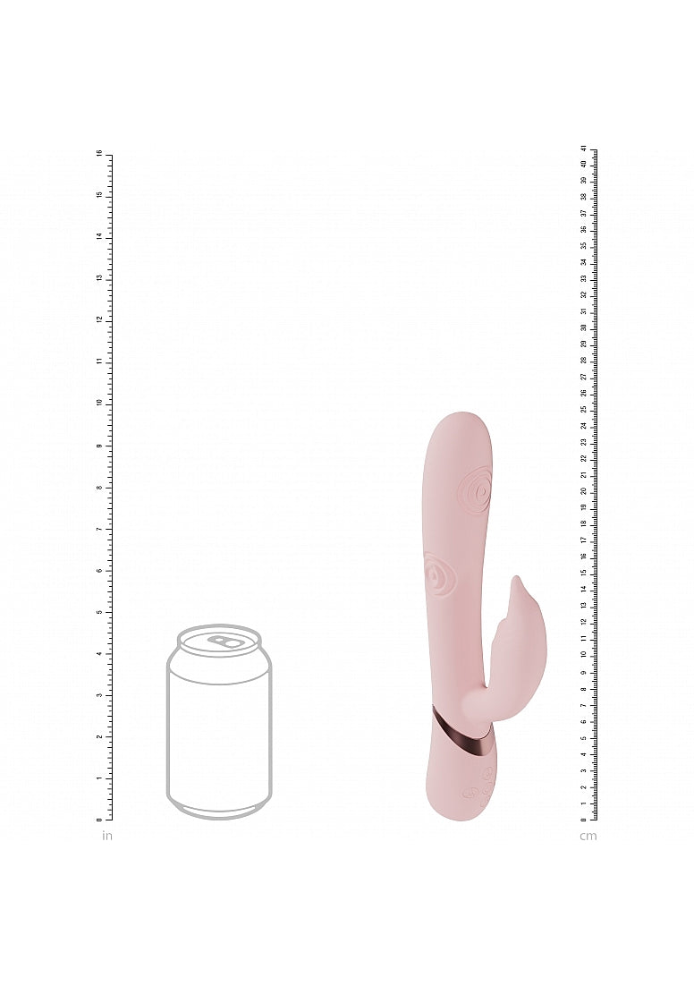 Shots Toys | VIVE Pallina Triple Motor G-Spot Vibrating Tapping Beads Clit Stimulator Pink