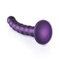 Shots Toys | OUCH! Beaded G-Spot Dildo - 6.5" / 16.5 cm - Metallic Purple