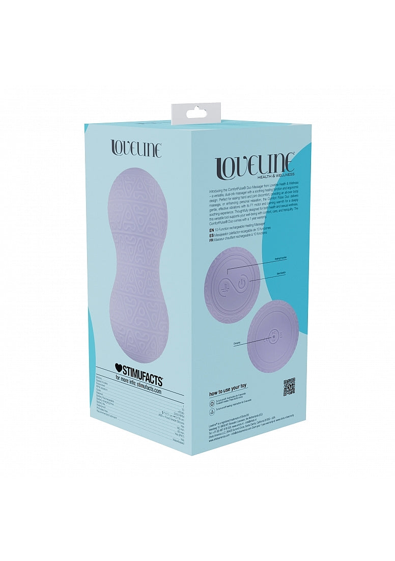 Shots Toys | LOVELINE Wave - ComfortPulse Duo Messager Vibrator - Lavender