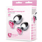 COTR | B-Vibe Jewel Heart Metal Training Set - 2 Piece Metal Butt Plug Set