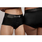 Shots Toys | OUCH! Vibrating Strap-on Boxer - Black - Size XL/XXL