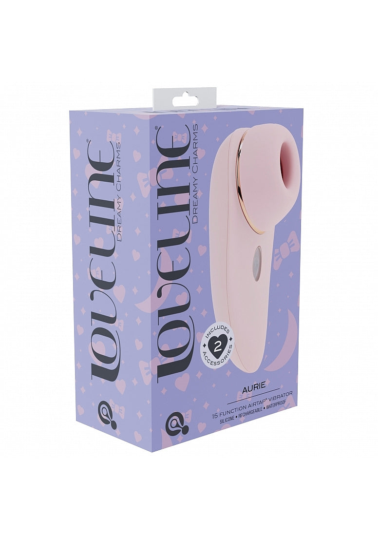 Shots Toys | LOVELINE Aurie - AirTapTech Tapping and Sucking Vibrator - Pink