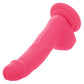 CalExotics Neon Silicone Studs Dildo 6"/15.25 cm - Pink