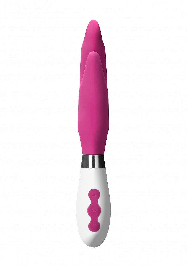 Shots Toys | Luna Athos Rechargeable 10 Speed Rabbit Vibe Vibrator Pink