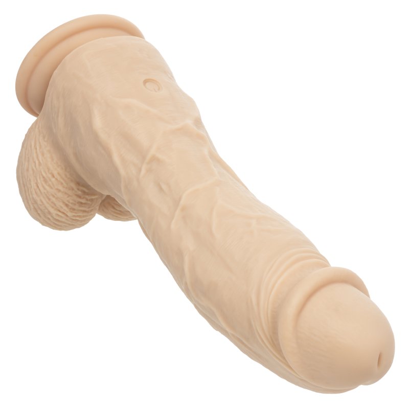 CalExotics Silicone Rechargeable Big Dick Energy Studs® 7.5"/19cm Vibrating Dildo - Ivory
