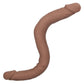 CalExotics Silicone Studs® Bend and Hold Dual Dong 16”/40.75 cm - Brown