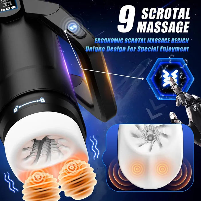 CyberSkin The Wing Thrusting, Massaging & Heating Auto Masturbator