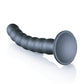 Shots Toys | OUCH! Beaded G-Spot Dildo - 8" / 20.5 cm - Gun Metal