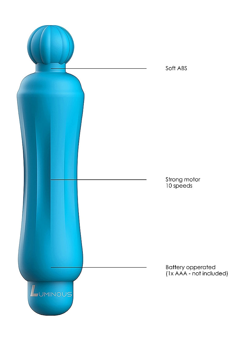 Shots Toys | Lumo Demi - ABS Bullet With Silicone Sleeve - 10-Speeds - Turquoise