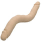 CalExotics Silicone Studs® Bend and Hold Dual Dong 16”/40.75 cm - Ivory