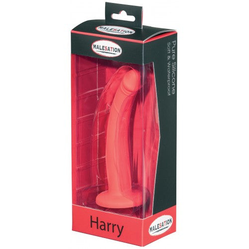 St Rubber | MALESATION Harry Dildo Red