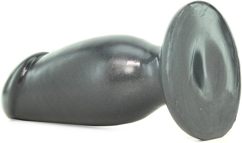 Doc Johnson American Bombshell Fat Man 7" Anal Plug Gun Metal