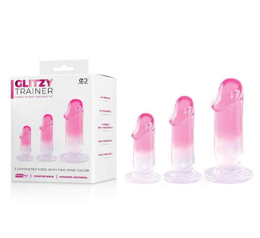Excellent Power Glitzy Trainer 3 In 1 Dong 5 Kit - Pink
