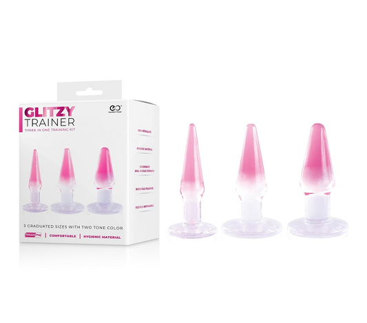 Excellent Power Glitzy Trainer 3 In 1 Dong 5 Kit - Pink