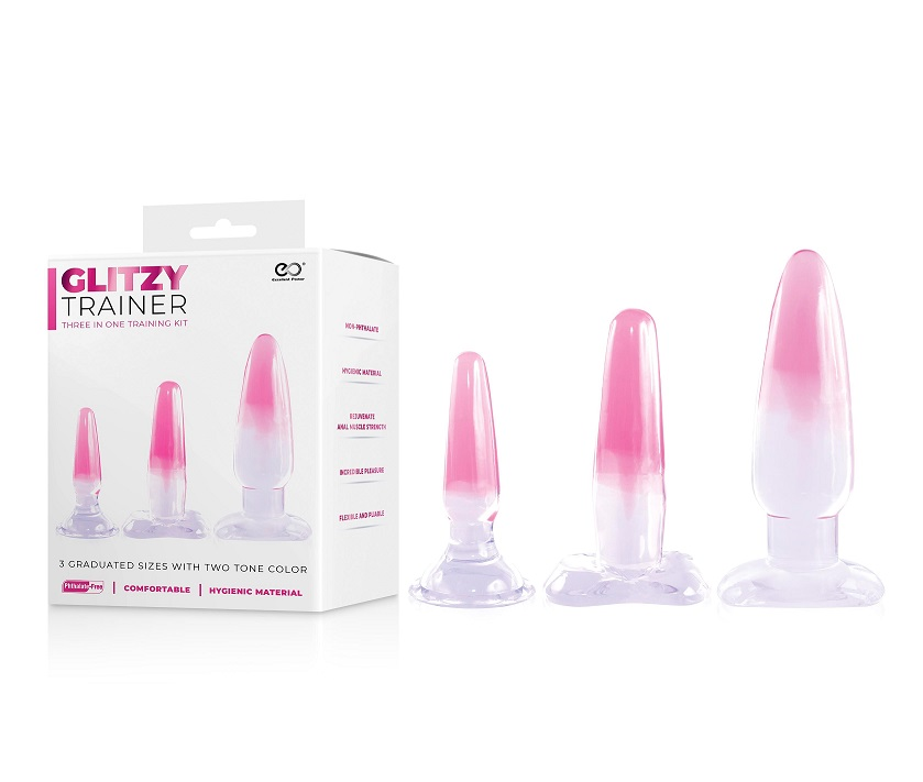 Excellent Power Glitzy Trainer 3 In 1 Dong Kit Set - Pink