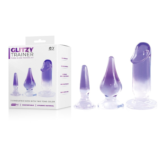 Excellent Power Glitzy Trainer 3 In 1 Dong Mixed Set - Purple