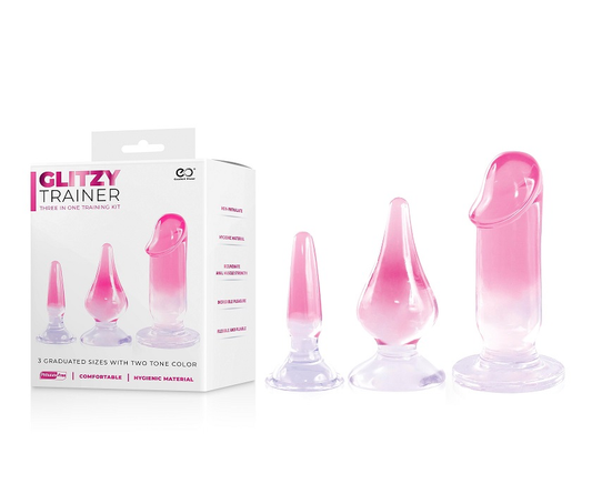 Excellent Power Glitzy Trainer 3 In 1 Dong Mixed Set - Pink