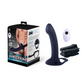 Excellent Power Erection Agents 9.5" Hollow Vibration with Remote Control Black
