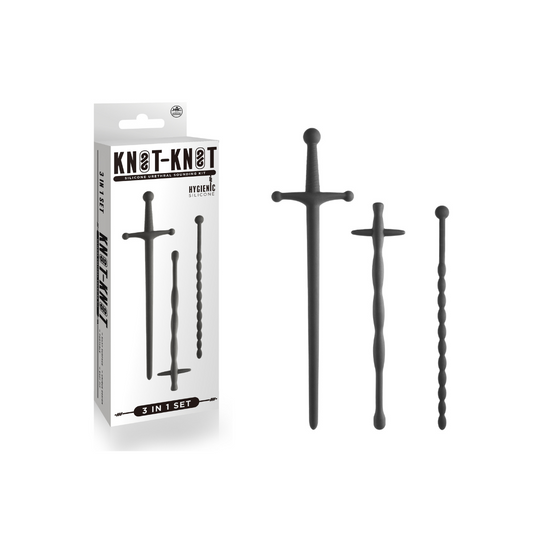 Excellent Power Knot-Knot Silicone Urethral Sounds Kit Set
