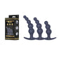 Excellent Power | Progressive Play 3 In 1 Silicone Butt Plug Kit Set In Black