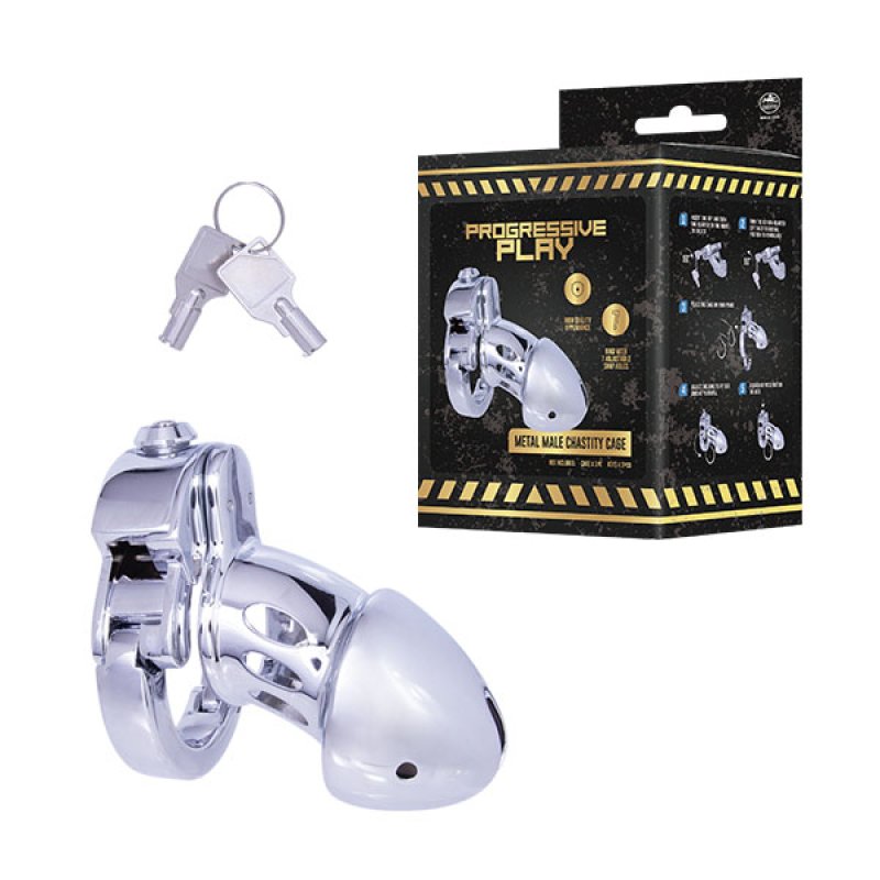 Excellent Power | Progressive Play Male Chastity Device With Base Ring