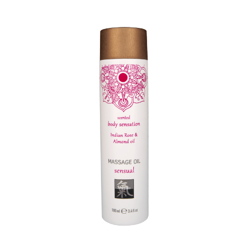 Shiatsu Massage Oil Sensual Indian Rose & Almond Oil 100ml