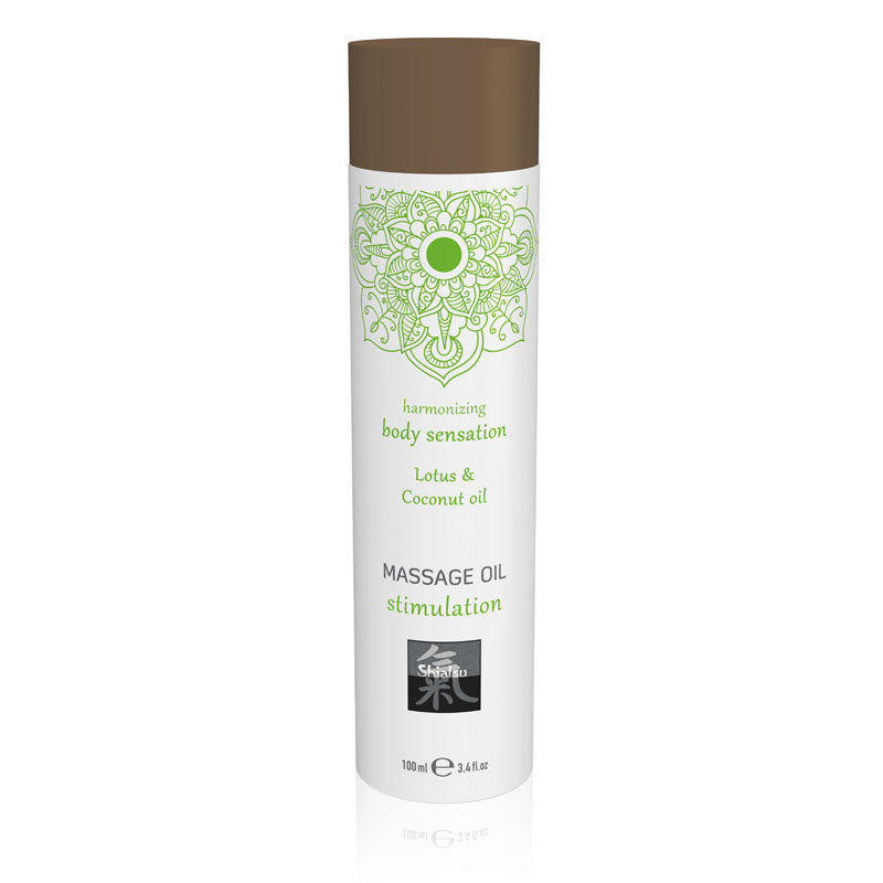 Shiatsu Massage Oil Stimulation Lotus & Coconut Oil Scented 100ml