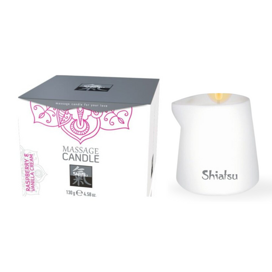 Shiatsu Massage Candle Raspberry Vanilla 130g
