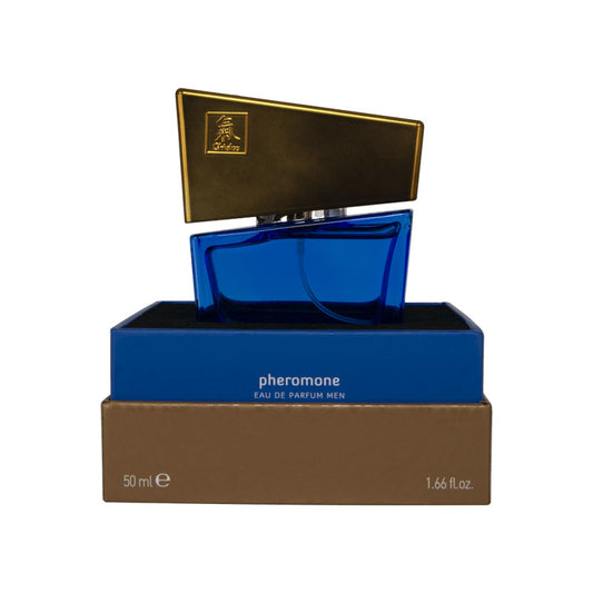 SHIATSU Pheromone Fragrance Men Dark Blue 50ml
