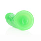 Shots Toys | REALROCK 15.5cm Slim Glow in the Dark Neon - Green (6") Dildo Dong