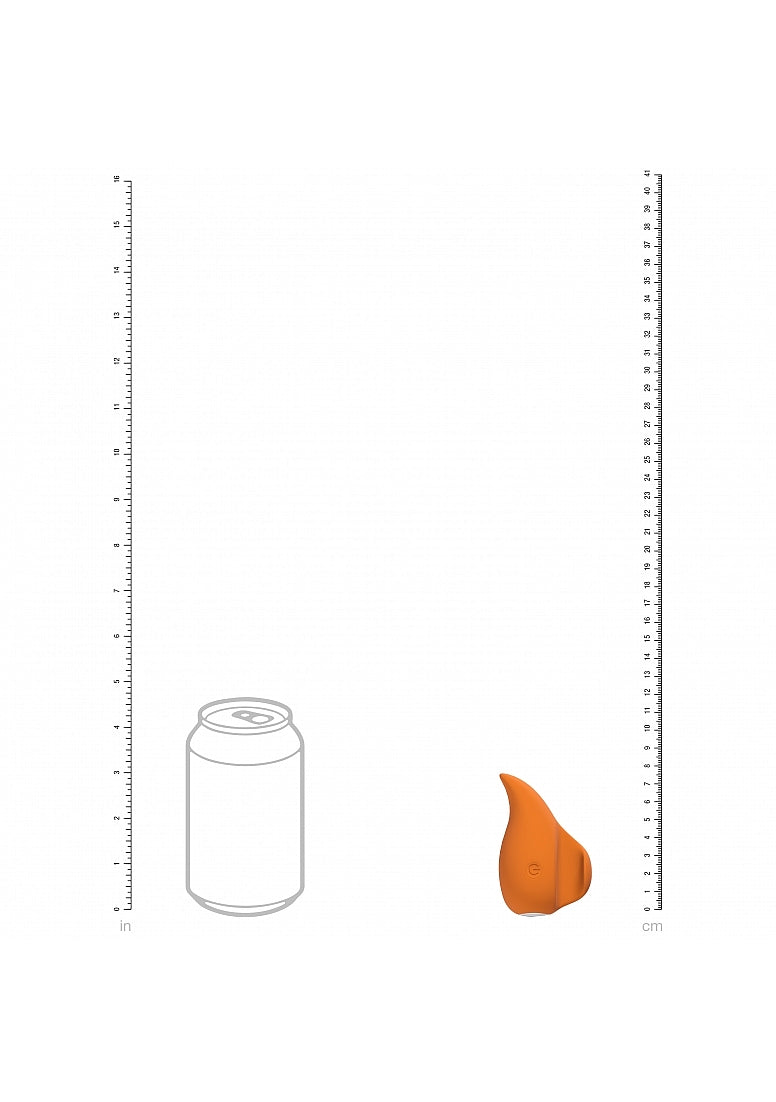 Shots Toys | LOVELINE ErgoDrop - Hand Massager Droplet Shaped Vibrator - Orange