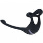 Shots Toys | LEVELZ - Remote Control Vibrating Silicone Tri O Cock Ring with Prostate Stimulator - Black