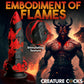 Creature Cocks Fire Demon - Red/Black 21.6cm Fantasy Monster Dildo