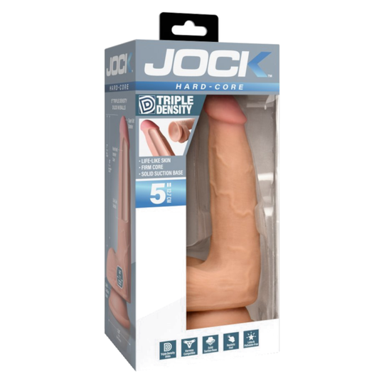 Curve Toys | JOCK Hard-Core 5" Triple Density Dildo with Balls