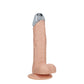 Shots Toys | REALROCK 6" Vibrating Dildo with Metal Head and Wireless Remote - Flesh