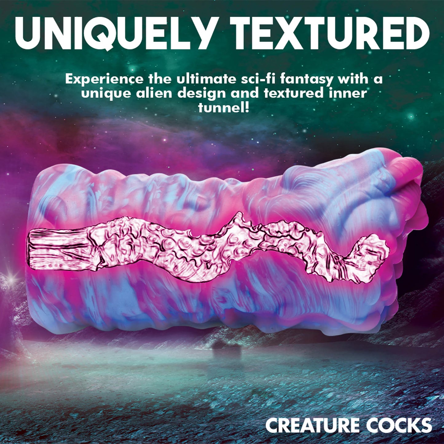 Creature Cocks Cyclone Squishy Alien Vagina Stroker Masturbator