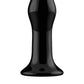 Shots Toys | Pluggy - Glass Vibrator With Suction Cup and Remote - Black