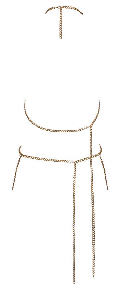 Orion | Cottelli Accessories - Body Chain Gold Two Piece Look