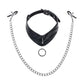 Sportsheets Velvet Noir Collar & Removable Clamps